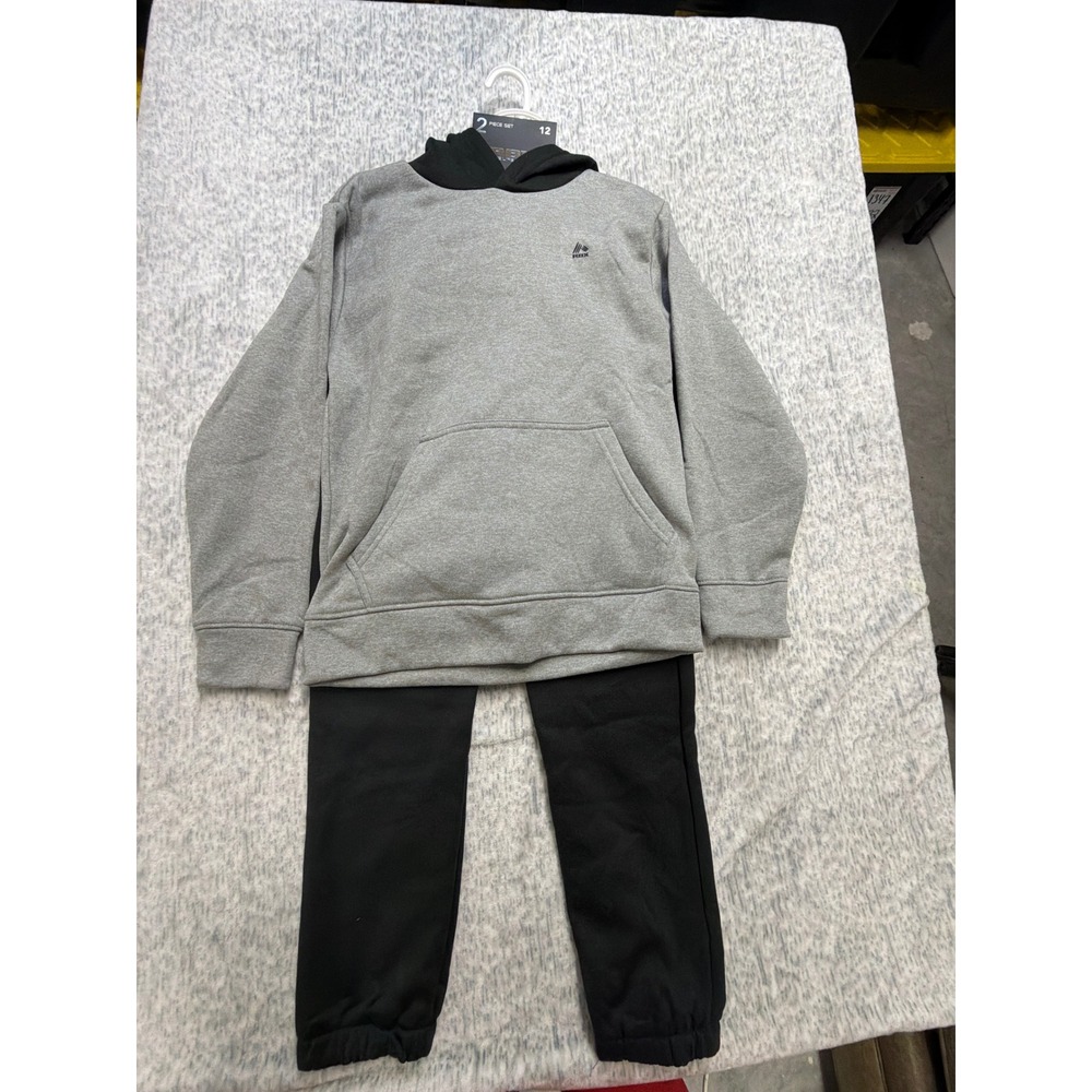 RBX Boys 2 Piece Hoodie and Jogger Set Gray Black Size 12 SSJ488000‎ NEW